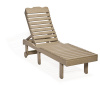 High back Chaise Lounge - Poly